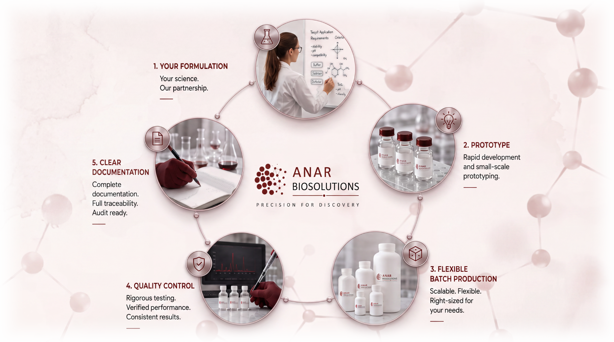AnarBioSolutions formulation-to-documentation workflow