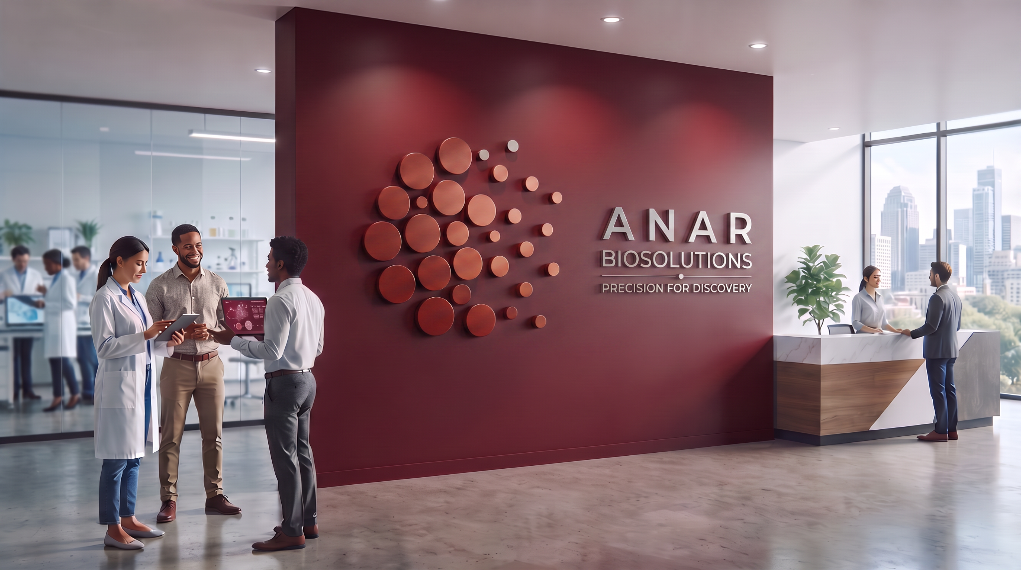 AnarBioSolutions laboratory and reception